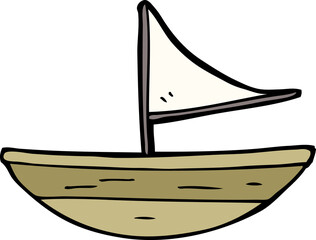 cartoon boat