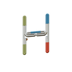 Futuristic Game 3D Alphabet or PNG Letters