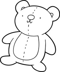 cartoon stuffed toy bear