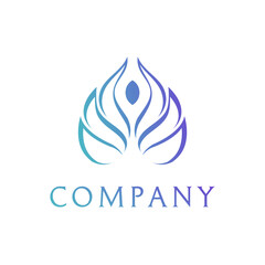 Brain health treatment medical logo design vector template editable