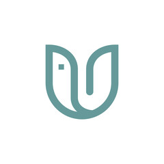Minimal Letter &ldquo;U&rdquo; Logo Template &ndash; Clean Line Vector for Modern Branding