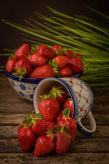 Erdbeeren und Gras 2