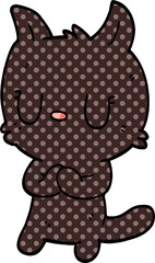 cute cartoon doodle cat