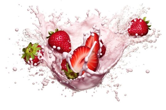 stock photo of milk or yogurt splash flying Food Photography