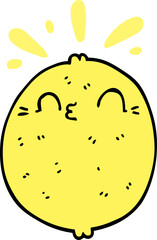 cute cartoon lemon