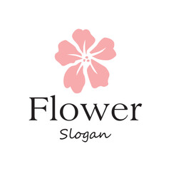 Flower pink fashion and beauty fashion and beauty logo design vector template editable 