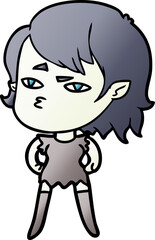 cartoon vampire girl