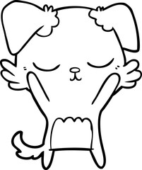 cute cartoon dog
