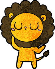 cartoon lion