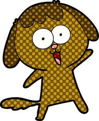 cute cartoon dog