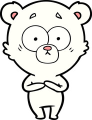 Obraz premium polar bear cartoon