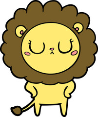 cartoon lion