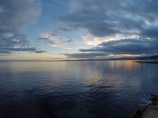 Beautiful view of the Monterey Bay in Monterey, California