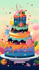 Birthday Cakes Generative AI