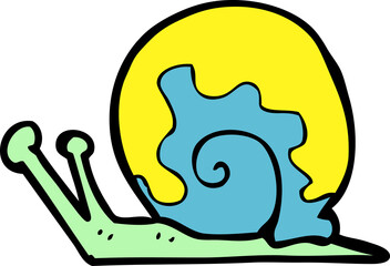 cartoon snail