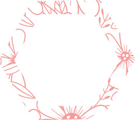 Polygon frame abstract background drawing.