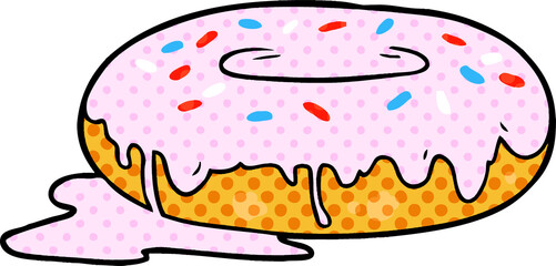 cartoon donut