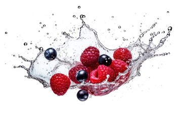 stock photo of water splash flying through the air Food Photography