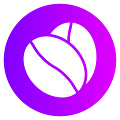 coffee gradient icon
