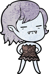 cartoon undead vampire girl