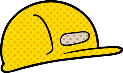 cartoon builders safety hat