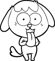 cute cartoon dog