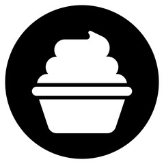 yogurt glyph icon