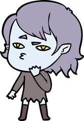 cartoon vampire girl