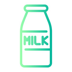 milk gradient icon