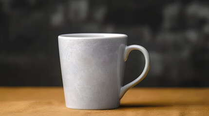 Cup mockup with the black background, Generative AI
