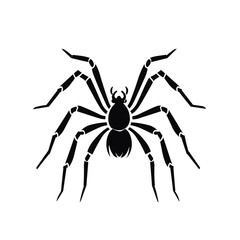 spider logo silhouette vector design artwork