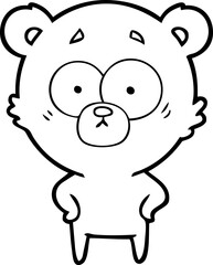 surprised bear cartoon
