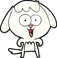cute cartoon dog