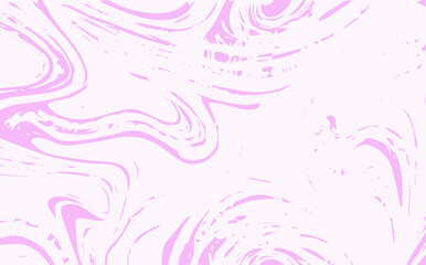 Vector background. Colored grunge texture, waves, marble, liquid. Pink and white.