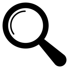 Magnifying glass icon. Zoom symbol. Research sign