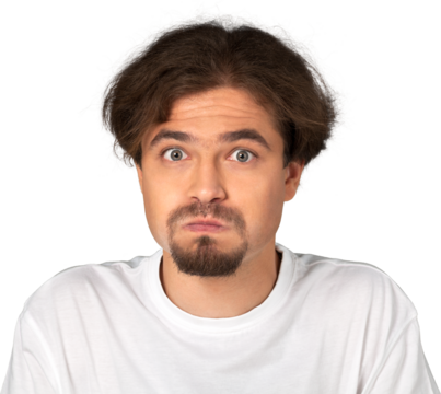 Portrait of a Furious Man