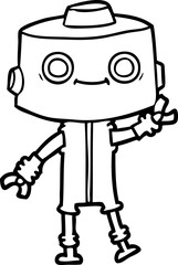 cartoon robot