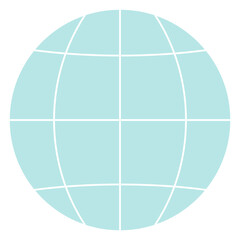 Obraz premium Globe icon. World symbol. Global worldwide sign