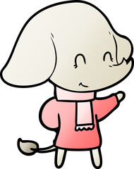 cute cartoon elephant