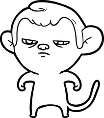 cartoon monkey