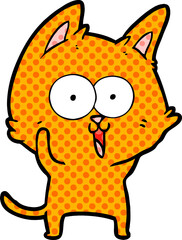 funny cartoon cat