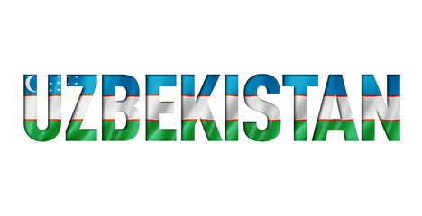 uzbekistan flag text font