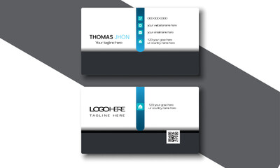Creative and Double-sided modern  business card design.