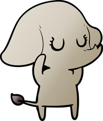 cute cartoon elephant