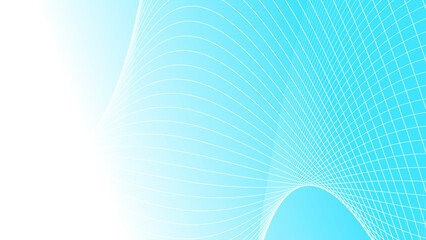 Abstract blue white colors with wave lines pattern texture business background.