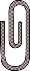 cartoon paperclip