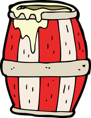 cartoon barrel