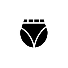 briefs female panties solid icon