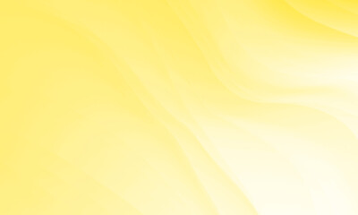 Abstract yellow white colors gradient with wave lines pattern texture background.