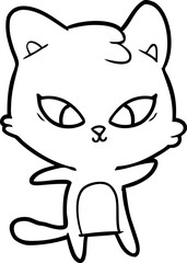 cute cartoon cat